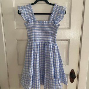 Hill House - Blue Gingham Nap Mini Dress